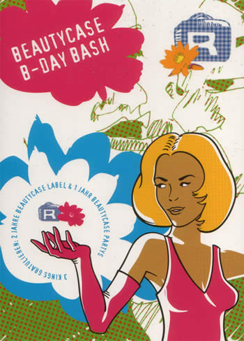 Beautycase-Records Birthday Bash Flyer
